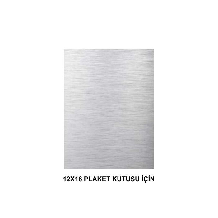 12x16 Plaket Kutusu İçin Sublimasyon Metal Plaka - 1