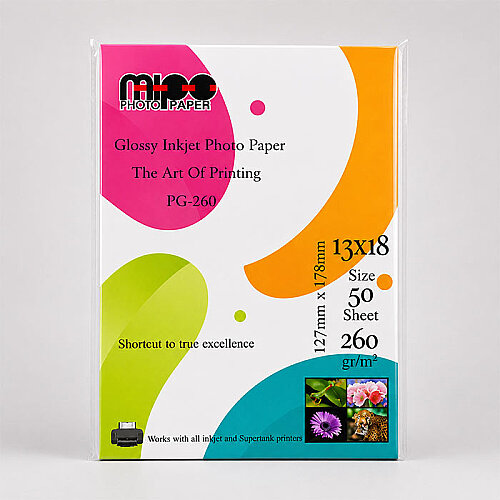 13x18 Glossy İnkjet Fotoğraf Kağıdı 260gr. MİPO - Mipo Fotoğraf Kağıdı