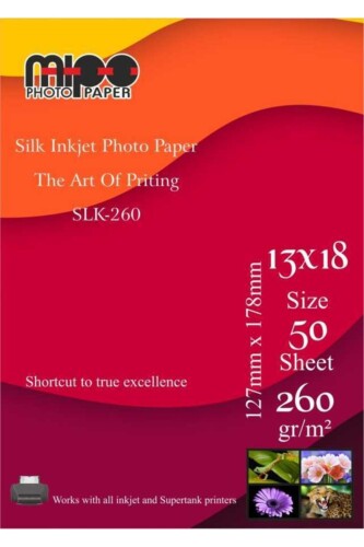 13x18 Satin Fotoğraf Kağıdı 260gr. İnkjet MİPO - Mipo Fotoğraf Kağıdı