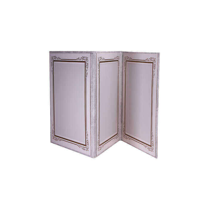 15x21 3lü Deri Kapak Önü Pencereli 3+1 - 2