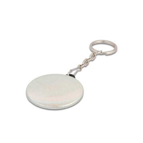 37 mm Buton Rozet Anahtarlık Zincirli - 3