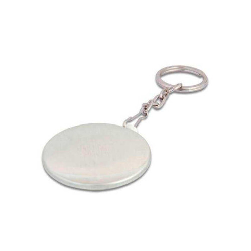 37 mm Buton Rozet Anahtarlık Zincirli - 4