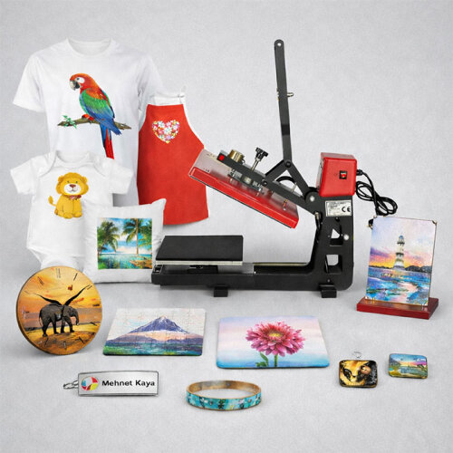 38x38 Otomatik Transfer Baskı Presi AP1715 - (1)