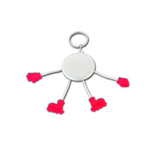 44 mm Buton Rozet Figürlü Anahtarlık - (1)