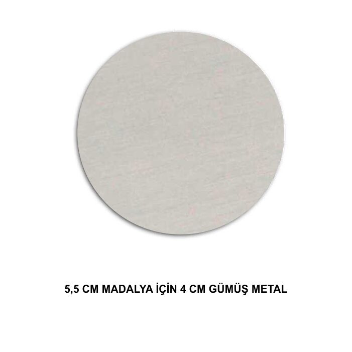 5,5cm Madalya İçin Sublimasyon Metal Baskı Göbeği - 4
