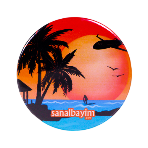 58 mm Buton Rozet Magnet Açacak - 1