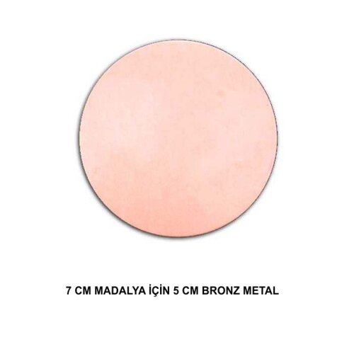 7cm Madalya İçin Sublimasyon Metal Baskı Göbekleri - 