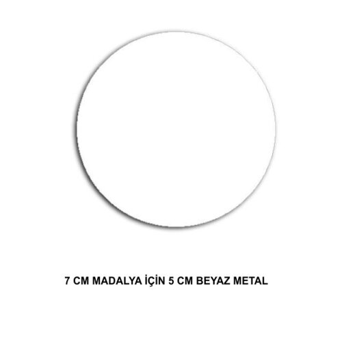 7cm Madalya İçin Sublimasyon Metal Baskı Göbekleri - 3