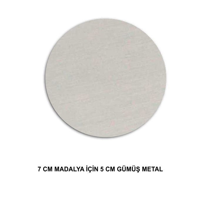7cm Madalya İçin Sublimasyon Metal Baskı Göbekleri - 4