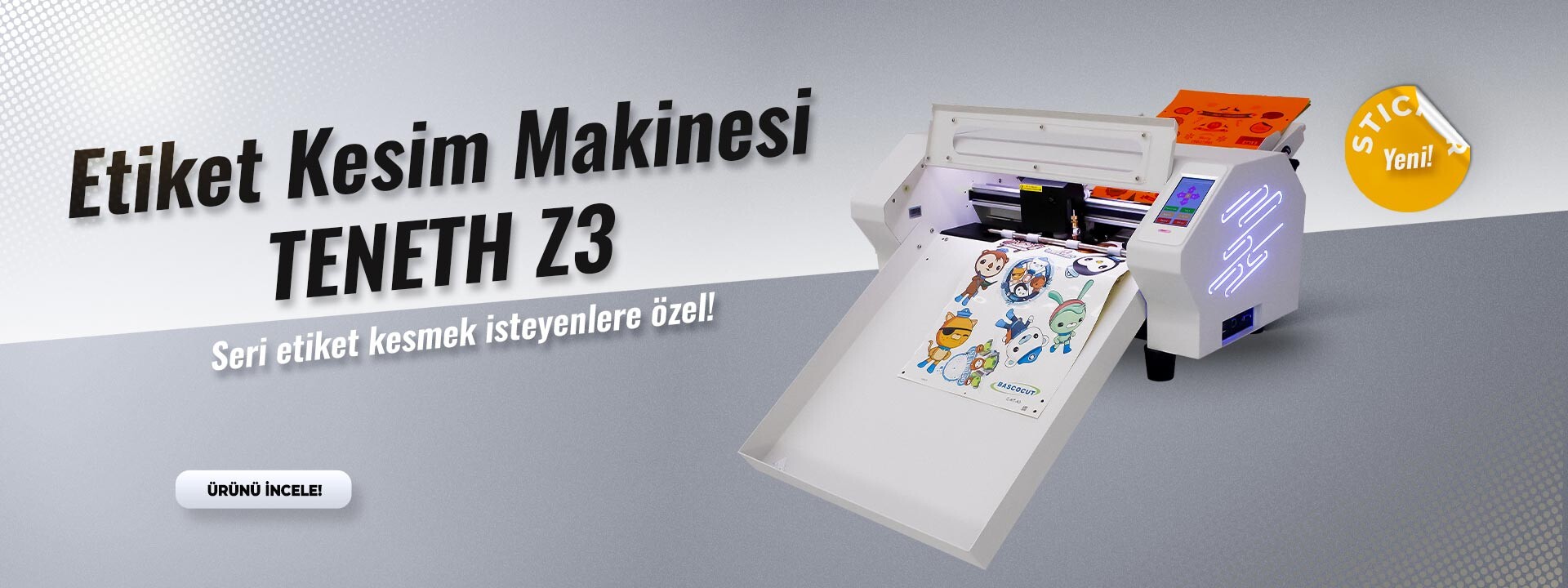 Z3 Etiket Kesim Makinesi