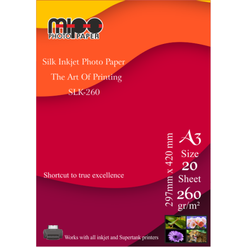 A3 Mat Fotoğraf Kağıdı 260gr. İnkjet MİPO - Mipo Fotoğraf Kağıdı (1)