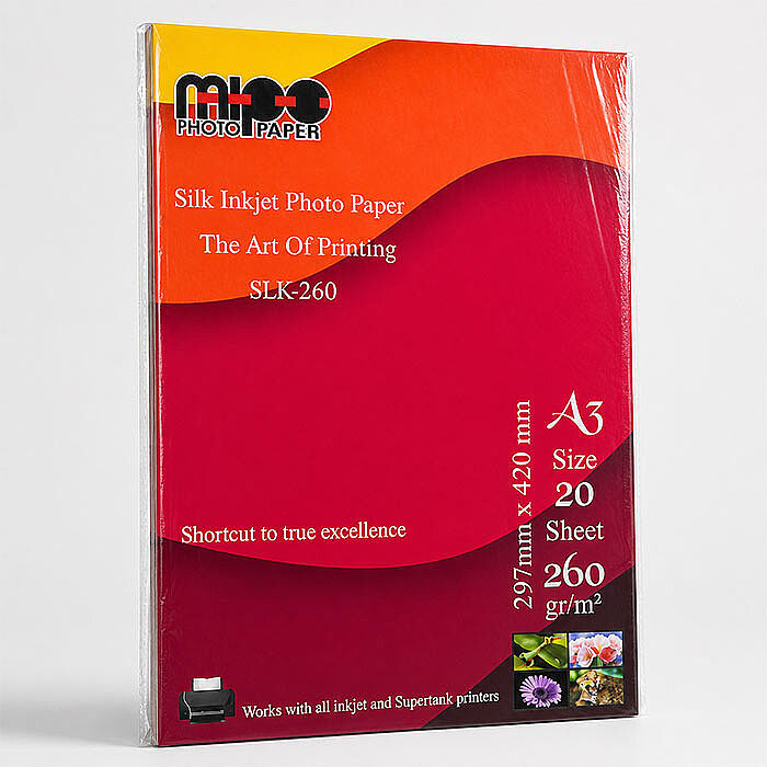 A3 Mat Fotoğraf Kağıdı 260gr. İnkjet MİPO - 1