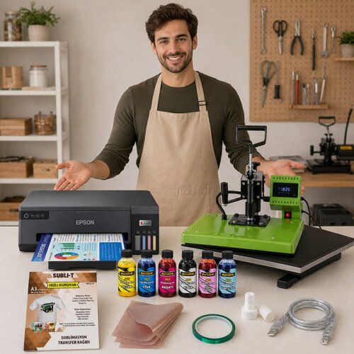 A3 Tişört Transfer Başlangıç Baskı Seti 10 - Digitronix