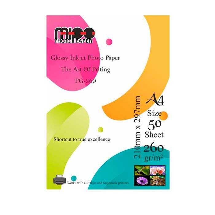 A4 Parlak Fotoğraf Kağıdı 260gr. İnkjet MİPO - 2