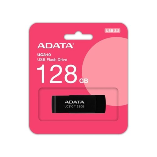 Adata 128GB UC310 USB 3.2 Gen 1 Black Flash Bellek - 1