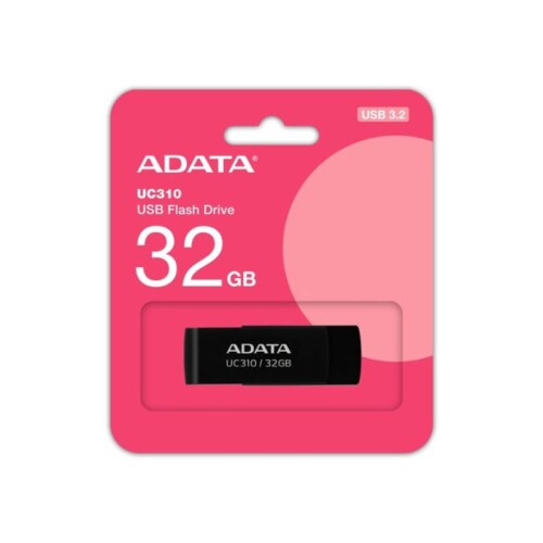 Adata 32 GB UC310 USB 3.2 Gen 1 Black Flash Bellek - 