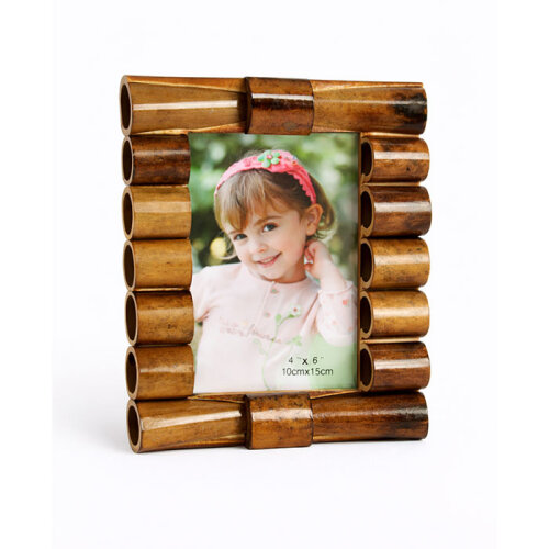 Ahşap Bambu Fotoğraf Çerçevesi 10x15 - sanalbayim (1)