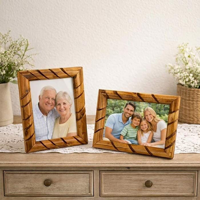 Ahşap Bambu Fotoğraf Çerçevesi 13x18 - 1