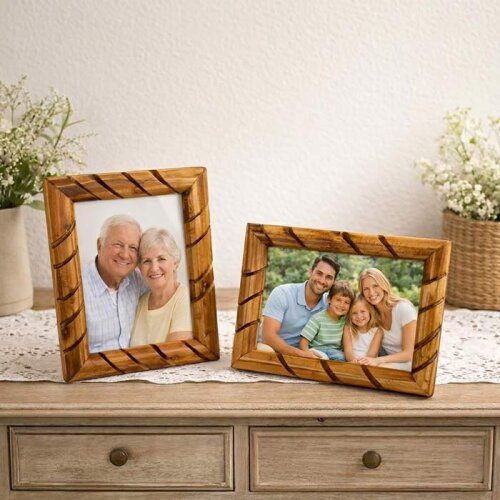 Ahşap Bambu Fotoğraf Çerçevesi 13x18 - sanalbayim