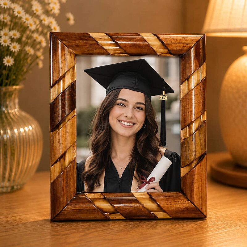 Ahşap Bambu Fotoğraf Çerçevesi 13x18 - 1