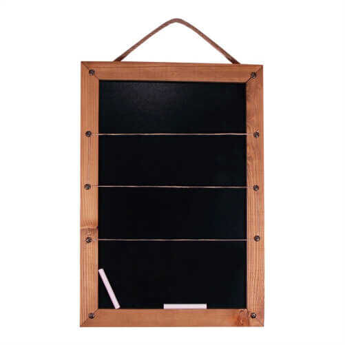 Ahşap Karatahtalı İpli Fotoğraf Çerçeve 35x50 - 2