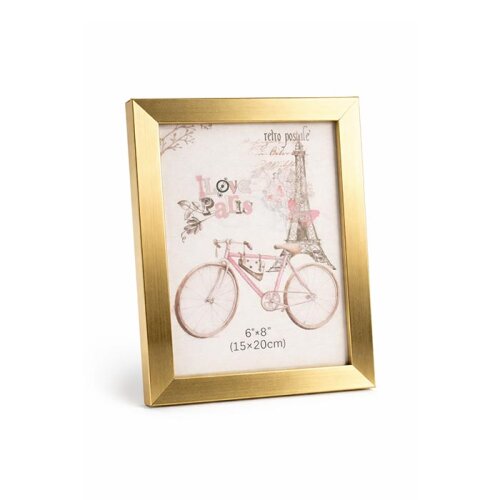 Ahşap Kare Fotoğraf Çerçevesi Altın 15x20 - 4