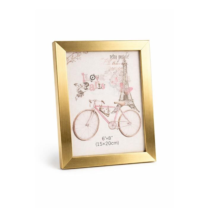 Ahşap Kare Fotoğraf Çerçevesi Altın 15x20 - 4