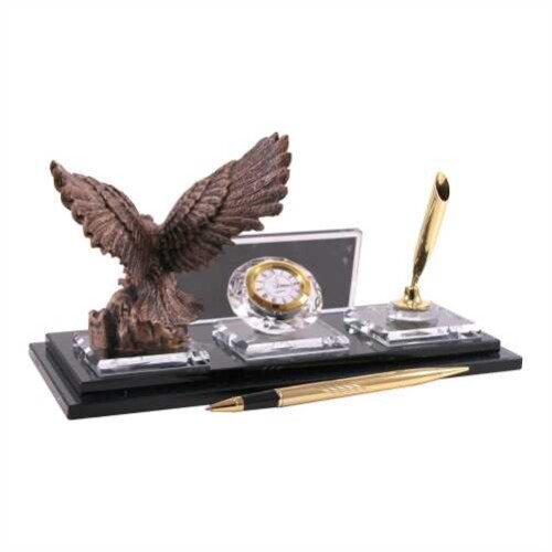 Altın Kartal Kristal Masa İsimliği KC1607 - (1)