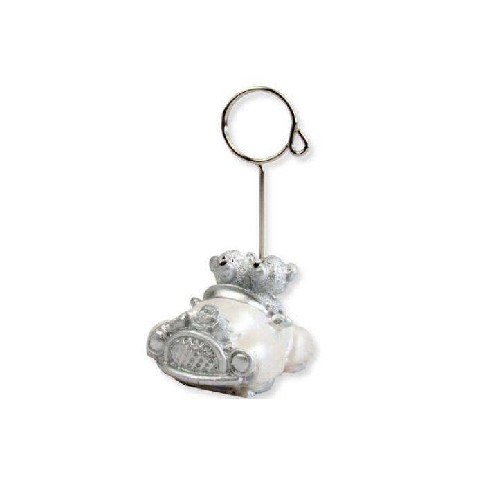 Arabalı Sevgili Ayıcık Notluk ve Fotoğraf Tutucu - 1