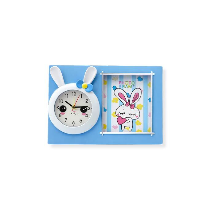 Sevimli Tavşan Saatli Çocuk Çerçeveleri - 7