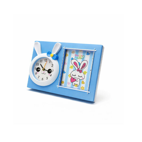 Sevimli Tavşan Saatli Çocuk Çerçeveleri - 9