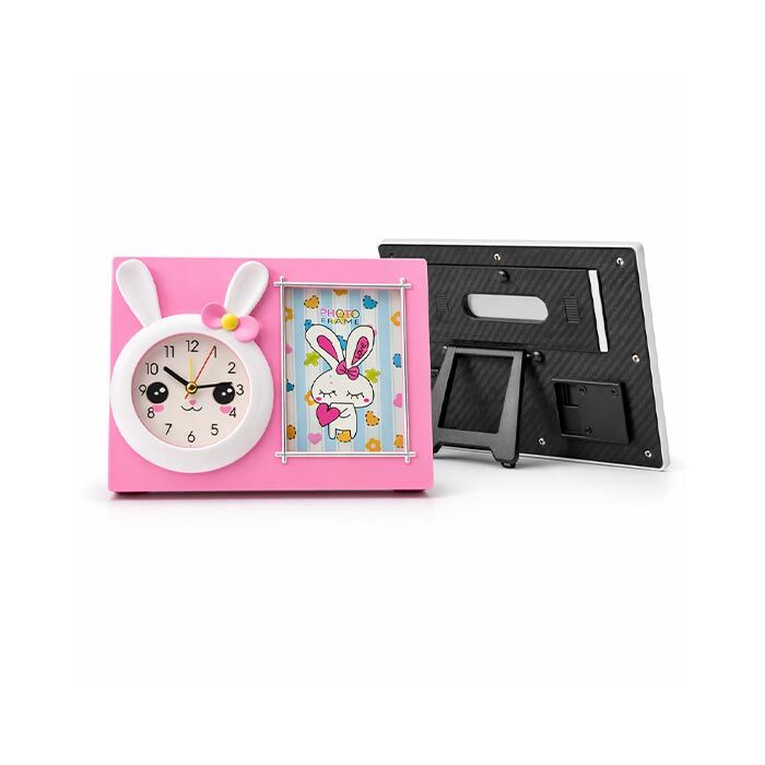 Sevimli Tavşan Saatli Çocuk Çerçeveleri - 5