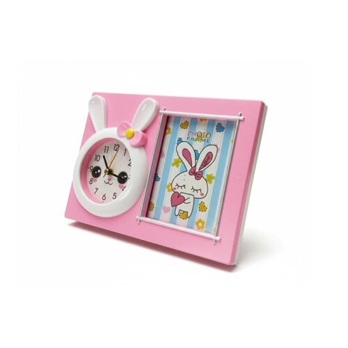 Sevimli Tavşan Saatli Çocuk Çerçeveleri - 8