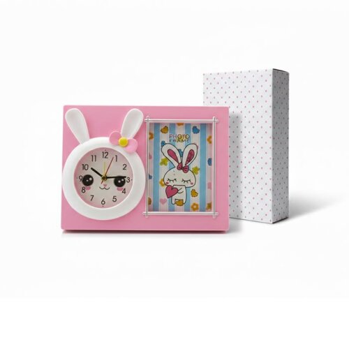 Sevimli Tavşan Saatli Çocuk Çerçeveleri - 10