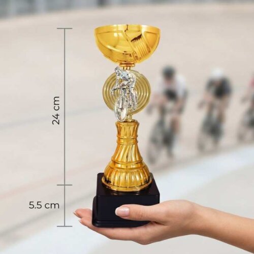 Bisiklet Figürlü Ödül Kupası - (1)