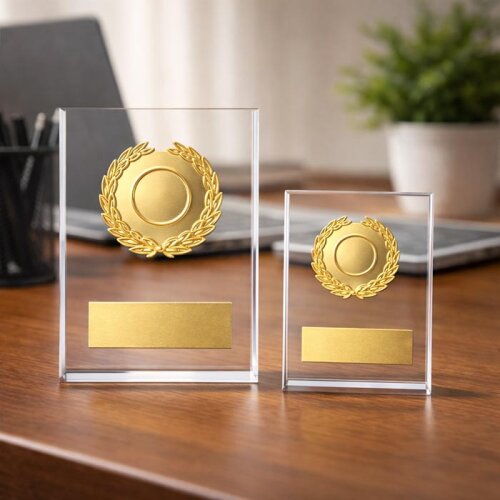 Çelenkli Altın Faset Plaket Aksesuarları - 3