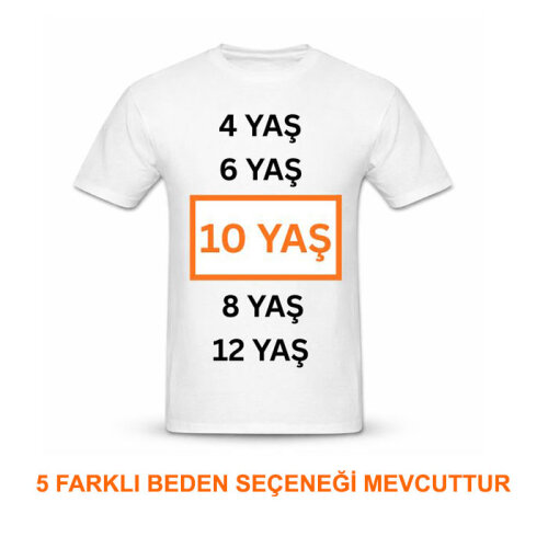 Çocuk İçin Süblimasyon Pamuk Polyester Tişört - 4