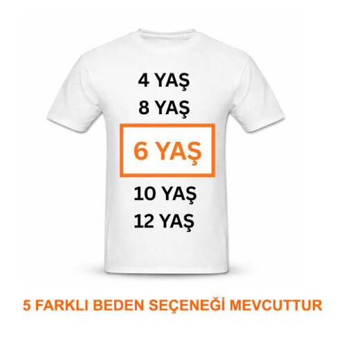 Çocuk İçin Süblimasyon Polyester Tişört - (1)