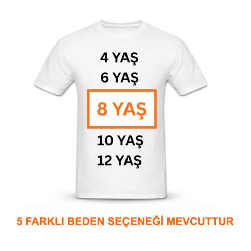 Çocuk İçin Süblimasyon Polyester Tişört - 3