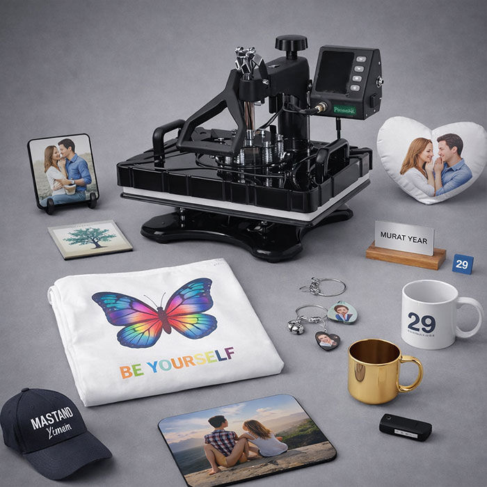 Combo Transfer Baskı Presi 5in1 P8100 - 2