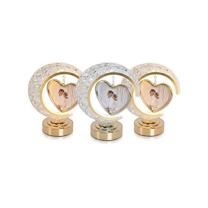 Dekoratif Ay Kalpli Işıklı Fotoğraf Çerçevesi - 2