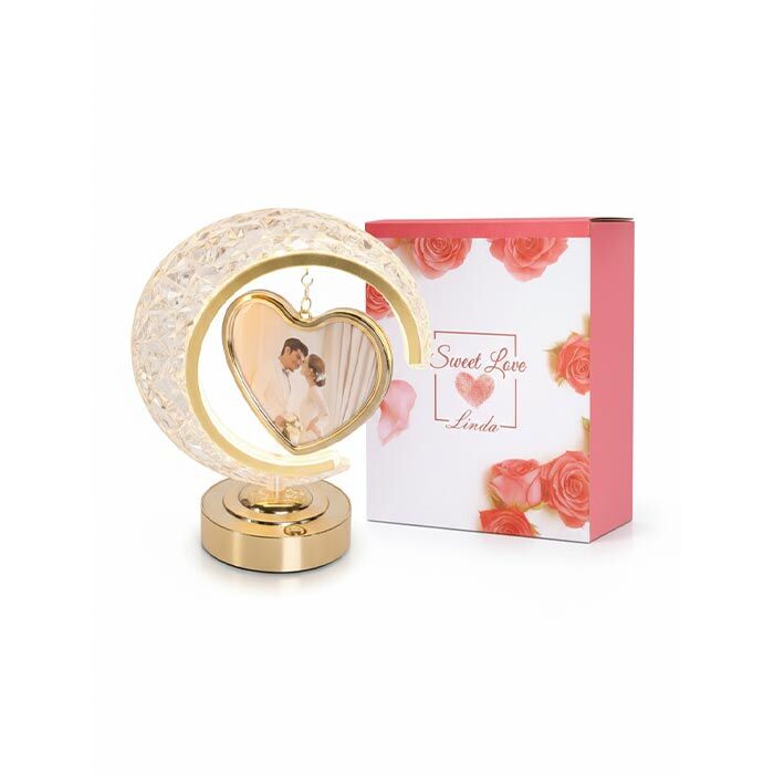 Dekoratif Ay Kalpli Işıklı Fotoğraf Çerçevesi - 9