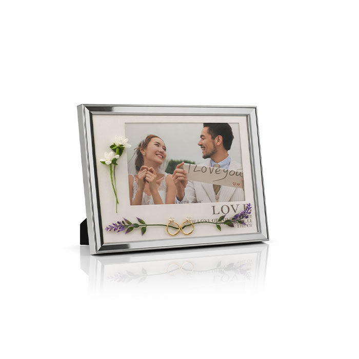 Dekoratif Çiçekli Işıklı Fotoğraf Çerçevesi 15x20 - 4