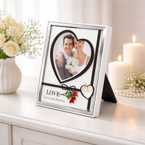 Dekoratif Işıklı Aşk Fotoğraf Çerçevesi 15x21 - (1)