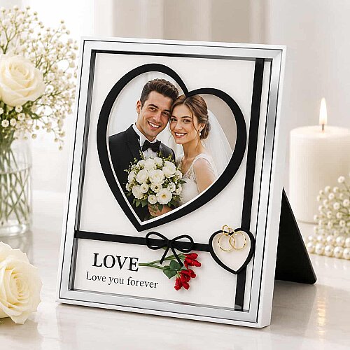 Dekoratif Işıklı Aşk Fotoğraf Çerçevesi 15x21 - sanalbayim