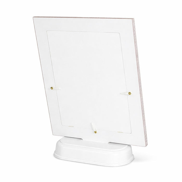 Dekoratif Işıklı Kristal Fotoğraf Çerçevesi Beyaz - 4