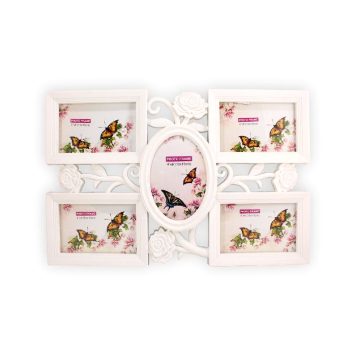 Dekoratif Plastik Çoklu Çerçeve 10x15 Güllü 5li - 3