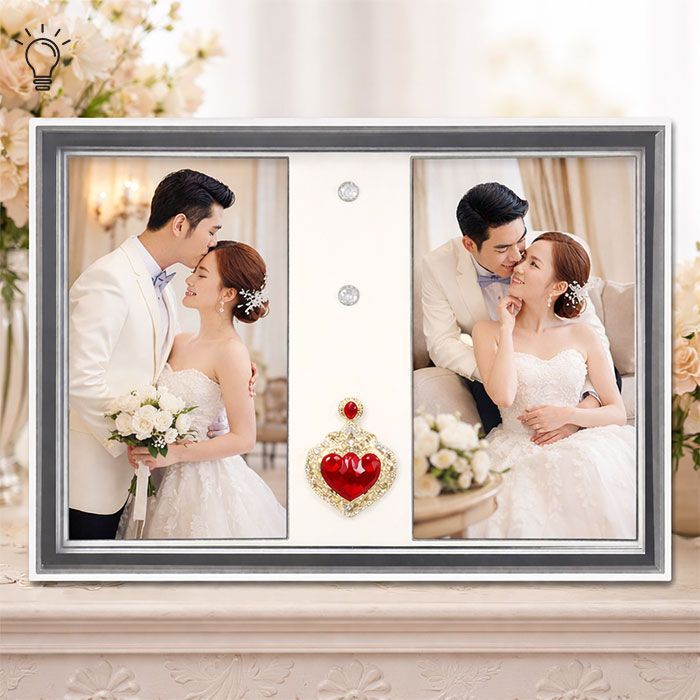 Dekoratif USB Led Işıklı Çerçeve 10x15 2li 7493-9S - 2