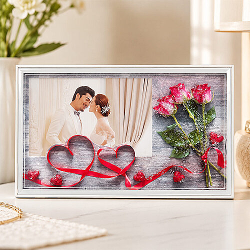 Dekoratif USB Led Işıklı Çerçeve 15x20 7493-3L - sanalbayim