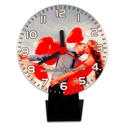 Digitronix HDF Sublimasyon Daire Saat Masaüstü - 